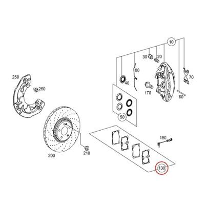 Remblokkenset, schijfrem 0252258618PD