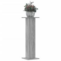 Plantenstandaards 2 st 30x30x95 cm bewerkt hout grijs sonoma - thumbnail