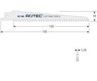 Rotec Reciprozaagblad rc180 hcs 150mm (5st) - thumbnail
