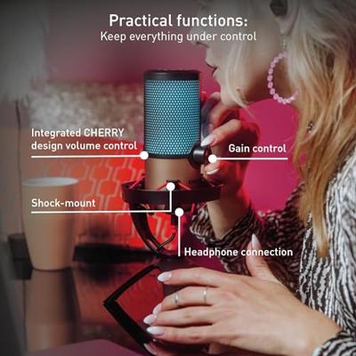 CHERRY UM 9.0 PRO Microfoon Zwart, Koper CHERRY UM 9.0 PRO Microfoon Zwart, Koper