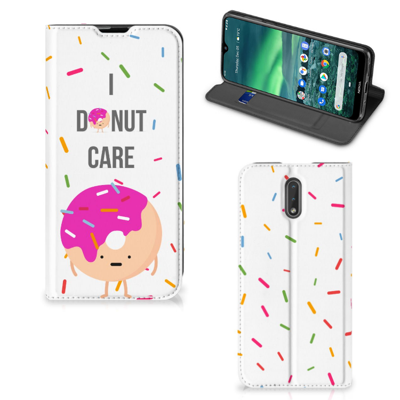 Nokia 2.3 | Flip Style Cover | Donut Roze Nokia 2.3 | Flip Style Cover | Donut Roze