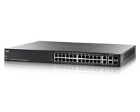 Cisco SG300-28MP-K9-EU Gigabit Ethernet (26 10/100/1000 PoE-poorten, 2 combo mini-GBIC-poorten) - thumbnail