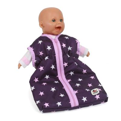 Poppen Slaapzak - Stars Lila Poppen Slaapzak - Stars Lila
