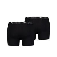 Puma Sport Boxershorts Katoen 2-pack Zwart-S - thumbnail