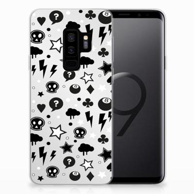 Silicone Back Case Samsung Galaxy S9 Plus Silver Punk Silicone Back Case Samsung Galaxy S9 Plus Silver Punk