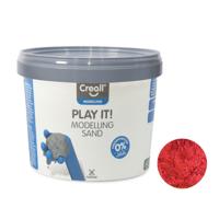 Creall play it speelzand rood, 750gr. - thumbnail