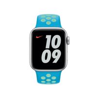 Apple Nike Sport Band Apple Watch 38mm / 40mm / 41mm Chlorine Blue / Green Glow - thumbnail
