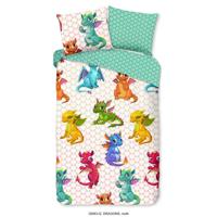 Good Morning Kinderdekbedovertrek "draken" - Multi - (140x200/220 cm) - Katoen - thumbnail