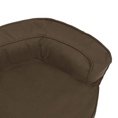 VidaXL Hondenbed ergonomisch linnen-look 60x42 cm bruin VidaXL Hondenbed ergonomisch linnen-look 60x42 cm bruin