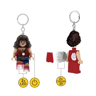 LEGO DC Comics Light-Up Keychain Wonder Woman 8 cm