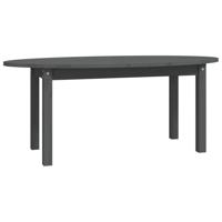 Salontafel 110x55x45 cm massief grenenhout grijs - thumbnail