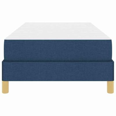 Boxspring bed Blauw en Bruin 80 x 200 cm