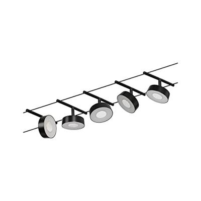 Paulmann WS DC Circle Kabelsysteem compleet Zwart (mat), Chroom