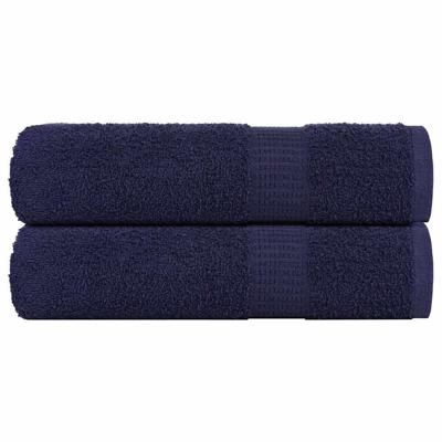 VidaXL Badhanddoeken 2 st 100x150 cm 360 g/m² 100% katoen marineblauw VidaXL Badhanddoeken 2 st 100x150 cm 360 g/m² 100% katoen marineblauw