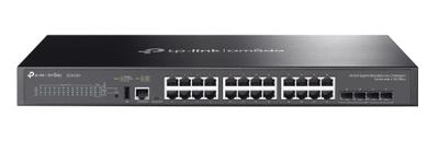 TP-Link Omada SG5428X netwerk-switch Managed L3 Gigabit Ethernet (10/100/1000) Zwart TP-Link Omada SG5428X netwerk-switch Managed L3 Gigabit Ethernet (10/100/1000) Zwart