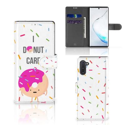 Samsung Galaxy Note 10 | Book Cover | Donut Roze Samsung Galaxy Note 10 | Book Cover | Donut Roze