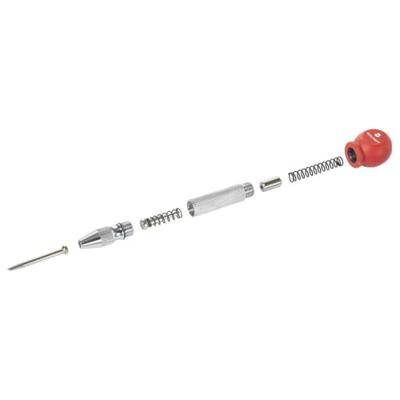 TOOLCRAFT TO-10179732 Automatische centerpons met punt (Ø x l) 1.6 cm x 12.7 cm