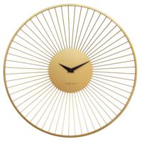 Wandklok Ø 80 cm - Metaal - Goud - NeXtime 'Vasco Round' - thumbnail