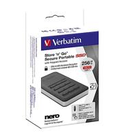 Verbatim Store n Go Secure Portable SSD 256 GB Externe SSD harde schijf USB-A 3.2 Gen 2 Zwart 53402 - thumbnail