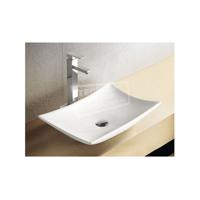 Wiesbaden Scala waskom rechthoekig 56 x 37 x 10,5 cm keramiek glans wit - thumbnail