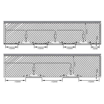 Eglo Set van 3 zwarte inbouwspot Fueva 5 Ø 8,6cm 99146