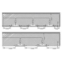 Eglo Set van 3 zwarte inbouwspot Fueva 5 Ø 8,6cm 99146 - thumbnail