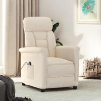 Fauteuil elektrisch verstelbaar microvezel beige - thumbnail