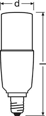 OSRAM HOMELIGHTING 4058075428362 LED-lamp Energielabel F (A - G) E14 Ballon 8 W = 60 W Warmwit (Ø x l) 37.2 mm x 115 mm 1 stuk(s)