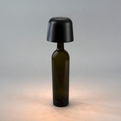 KonstSmide Oplaadbare tafellampBiot zwart met afneembaar kapje - 7845-750
