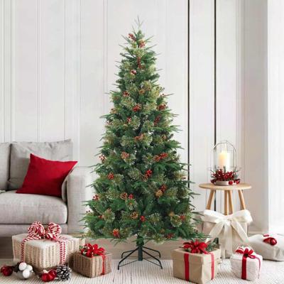 Kunstmatige Inklapbare Kerstboom Groen 180 cm PVC, PE en staal
