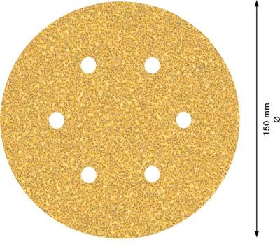 Bosch Accessories EXPERT C470 2608900917 Excenterschuurpapier Geperforeerd Korrelgrootte (num) 40 (Ø) 150 mm 50 stuk(s)