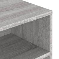 Salontafel 90x55x42,5 cm bewerkt hout grijs sonoma eikenkleur - thumbnail