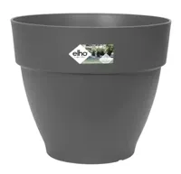 Elho Vibia Campana bloempot rond 25 cm antraciet - thumbnail