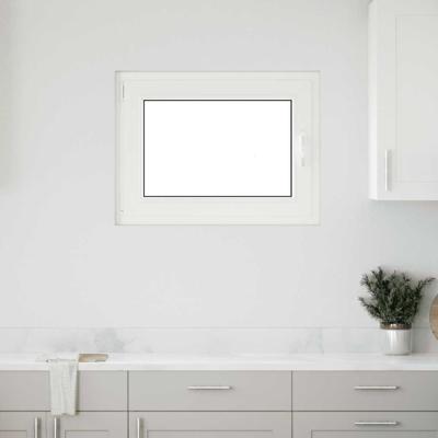 Kelderraam "RISOR" 80x60 cm draai-kiep DIN links antraciet