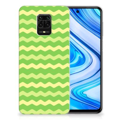 Xiaomi Redmi Note 9S | Note 9 Pro TPU bumper Waves Green Xiaomi Redmi Note 9S | Note 9 Pro TPU bumper Waves Green