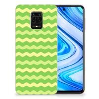 Xiaomi Redmi Note 9S | Note 9 Pro TPU bumper Waves Green - thumbnail