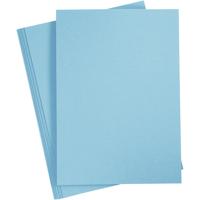 Creativ Company Karton, a4, vel 210x297 mm, 220 gr, lichtblauw, 10 stuk/ 1 doos - thumbnail