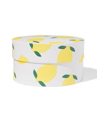 HEMA Doos Ø16.5x9cm Rond Citroenen