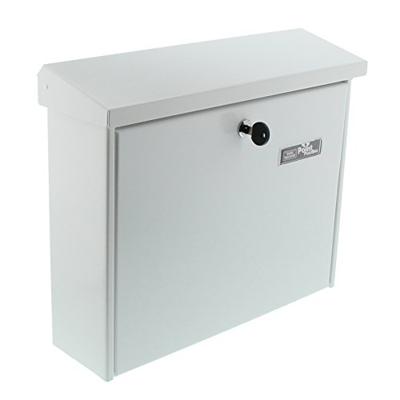 Burg Wächter 61150 JOURNAL 5867 W Brievenbus Plaatstaal Wit Sleutelslot