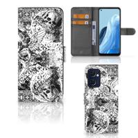 Telefoonhoesje met Naam OPPO Find X5 Lite | Reno 7 5G Skulls Angel - thumbnail