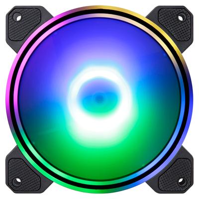 Ventilator voor laptop Gaming Hiditec N9-ARGB Ø 12 cm Zwart