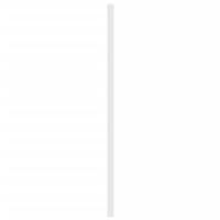 Hoofdbord 160 cm metaal wit - thumbnail