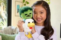 Minecraft Deluxe Plush Figure Chicken Jockey 20 cm - thumbnail