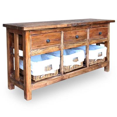 VidaXL Dressoir 100x30x50 cm massief mahoniehout