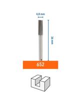 Dremel 2615065232 Groeffrees HSS 4.8 mm Schachtdiameter 3.2 mm - thumbnail