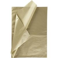 Creativ Company Tissuepapier, vel 50x70 cm, 17 gr, goud, 25 vel/ 1 doos - thumbnail