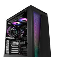 ATX Semi-toren BehuizingNox-Xtreme Hummer Blaster Zwart - thumbnail