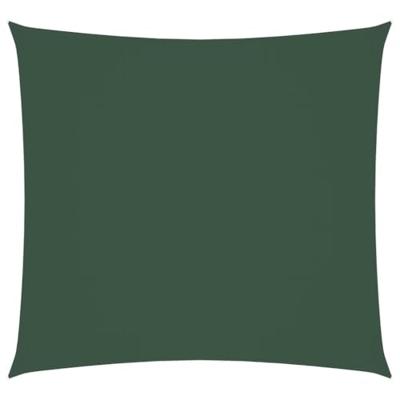 VidaXL Zonnescherm vierkant 6x6 m oxford stof donkergroen