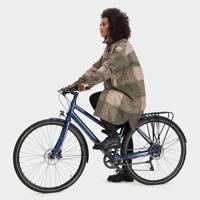 AGU Oversized Rain Shirt Winter Regenjas Urban Outdoor Dames - Groen - XS - Waterdicht - thumbnail