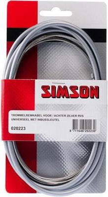 Simson Trommelremkabelset voor/achter